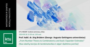 Rugsėjis. Prof. habil. dr. Jörg Brüdern